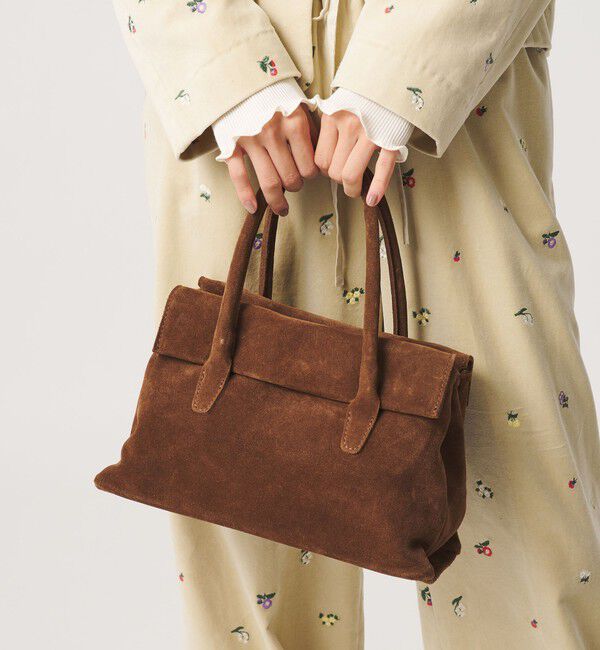 BEAUTY&YOUTH UNITED ARROWS「＜AULENTTI＞スエード フラップ ボストンバッグ」|ボストンバッグ|