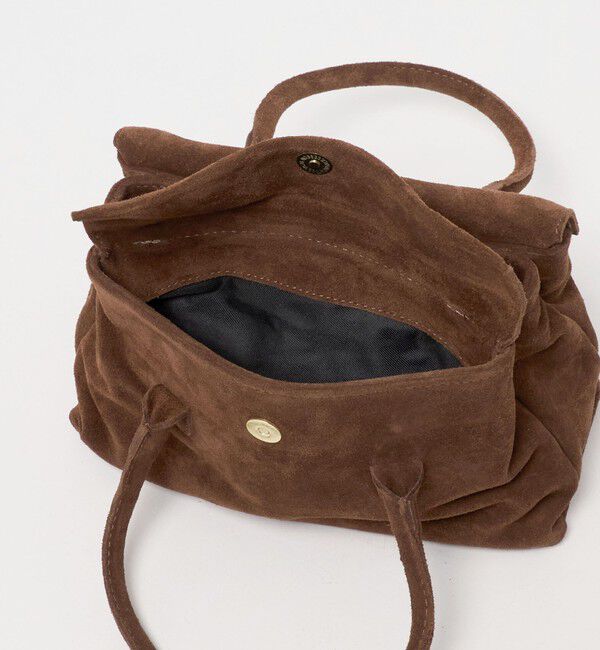 BEAUTY&YOUTH UNITED ARROWS「＜AULENTTI＞スエード フラップ ボストンバッグ」|ボストンバッグ|