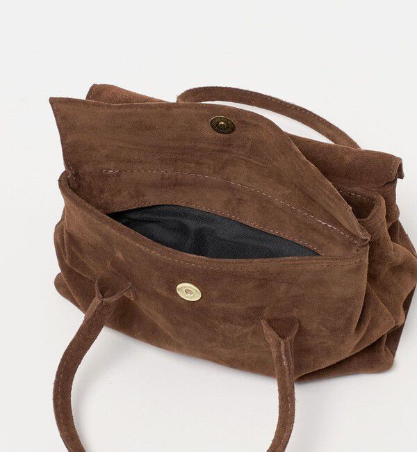 BEAUTY&YOUTH UNITED ARROWS「＜AULENTTI＞スエード フラップ ボストンバッグ」|ボストンバッグ|