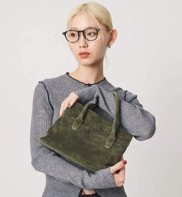 BEAUTY&YOUTH UNITED ARROWS「＜AULENTTI＞スエード フラップ ボストンバッグ」|ボストンバッグ|