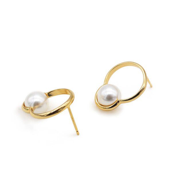 TOMORROWLAND GOODS「【別注】januka モチーフパールピアス」|ピアス|