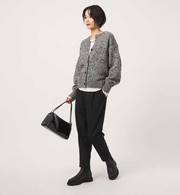 UNITED ARROWS green label relaxing「ミックスヤーン スキッパー カーディガン」|カーディガン|