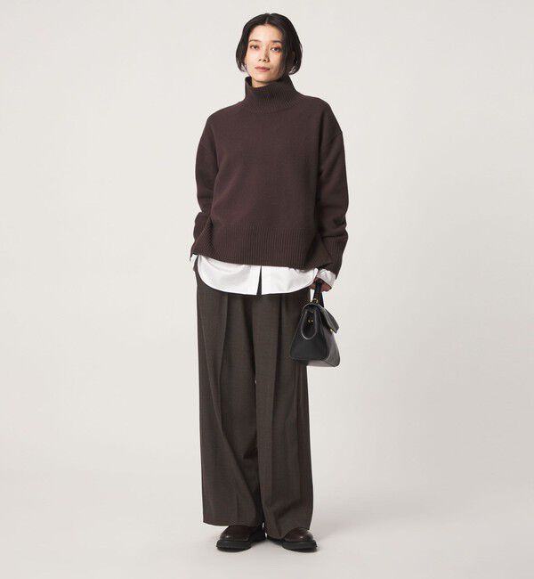 UNITED ARROWS green label relaxing「［size SHORT/TALLあり］キモウ ニーハイワイドパンツ」|その他|