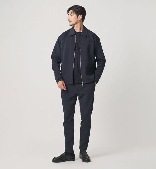 BEAUTY&YOUTH UNITED ARROWS「【WEB限定 WARDROBE SMART】ダブルニット ノープリーツ スラックス パンツ/セットアップ対応	【抗菌・防臭」|スラックス|