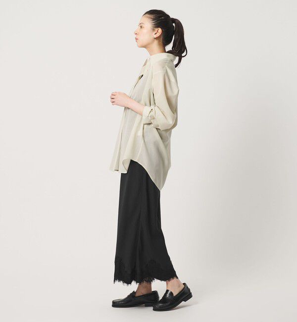 BEAUTY&YOUTH UNITED ARROWS「レース サテン ナロースカート ウォッシャブル」|スカート|