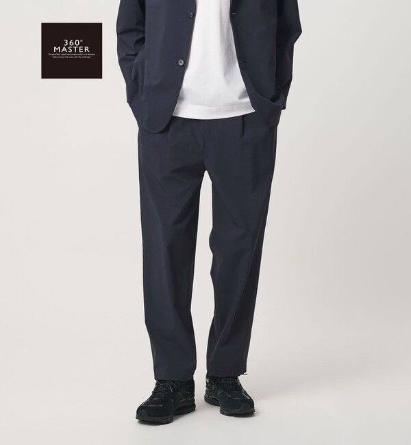 BEAUTY&YOUTH UNITED ARROWS「【WEB限定】360&deg;MASTER バルーン イージーパンツ NO.9 セットアップ対応 撥水 ストレッチ ウォッシャブル」|チノ|NAVY