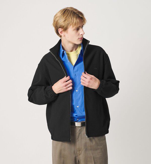 BEAUTY&YOUTH UNITED ARROWS「＜LACOSTE for BEAUTY&YOUTH＞ ワントーン ジップ ブルゾン」|カーディガン|BLACK