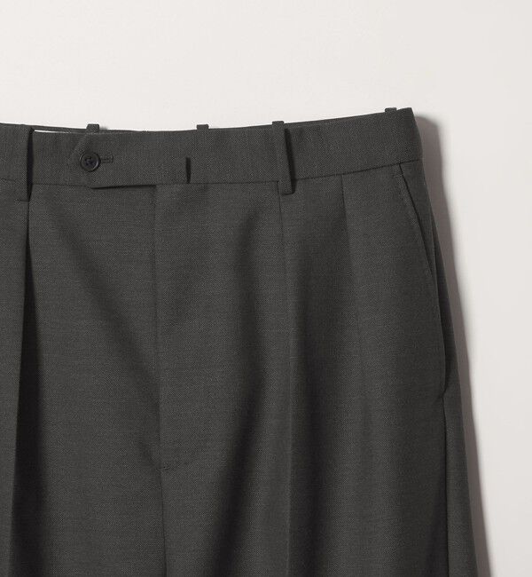 STEVEN ALAN「＜Steven Alan＞ マットピケ イン ツープリーツ ドレス トラウザーズ II」|スラックス|