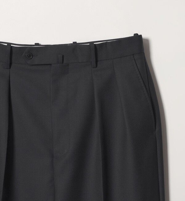 STEVEN ALAN「＜Steven Alan＞ マットピケ イン ツープリーツ ドレス トラウザーズ II」|スラックス|