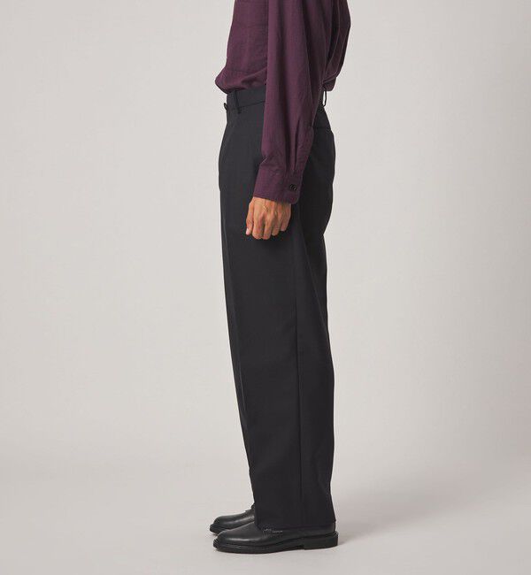 STEVEN ALAN「＜Steven Alan＞ マットピケ イン ツープリーツ ドレス トラウザーズ II」|スラックス|