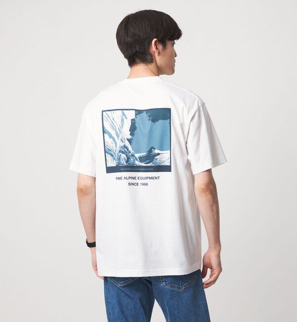 UNITED ARROWS green label relaxing「【WEB限定】＜THE NORTH FACE＞ロックウォール グラフィック 半袖 Tシャツ」|Tシャツ・カットソー|OFF WHITE