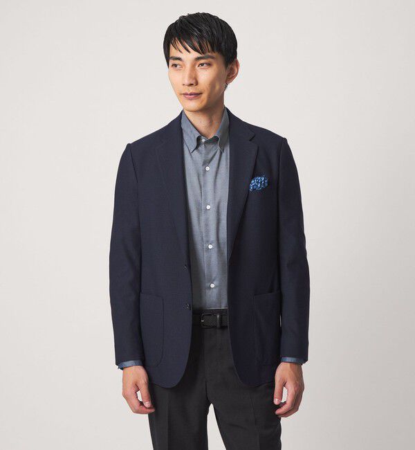 UNITED ARROWS green label relaxing「エブリット コットンオックス ソリッド スナップ ボタンダウン シャツ -イージーアイロン-」|シャツ・ブラウス|
