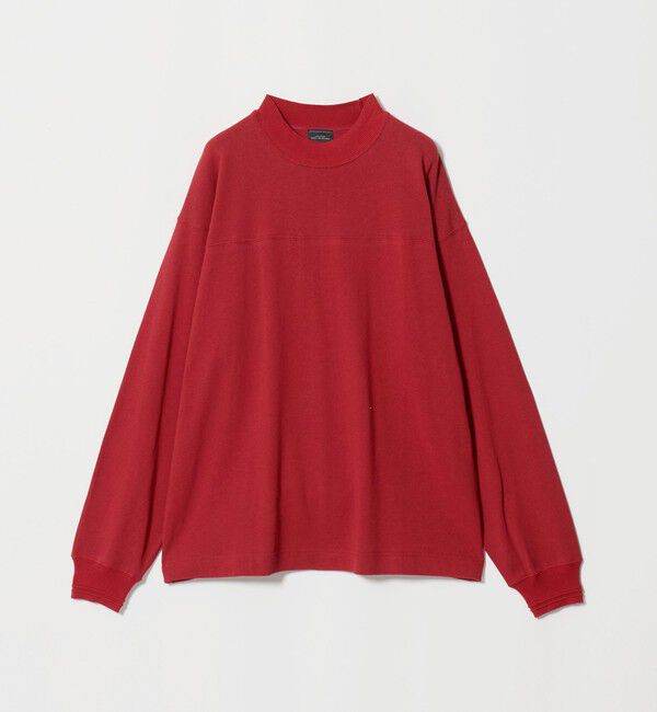 UNITED ARROWS green label relaxing「フットボール リブ 長袖 Tシャツ カットソー」|Tシャツ・カットソー|RED