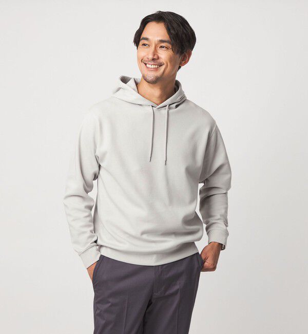 UNITED ARROWS green label relaxing「【WEB限定】JUST fit デイリー ダンボール スウェット パーカー」|スウェット・ジャージ|LT.GRAY