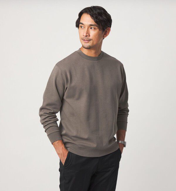 UNITED ARROWS green label relaxing「【WEB限定】JUST fit デイリー ダンボール クルーネック スウェット」|スウェット・ジャージ|MOCA