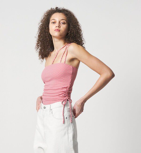 BEAUTY&YOUTH UNITED ARROWS「＜Lepidos＞バンピー ドット ワンショルダー トップ」|スポーツ|