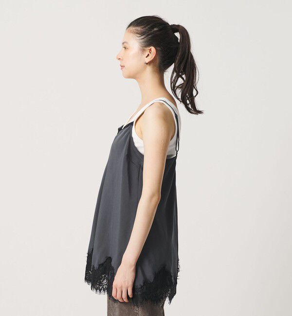 BEAUTY&YOUTH UNITED ARROWS「レース サテン キャミソール ウォッシャブル」|キャミソール|