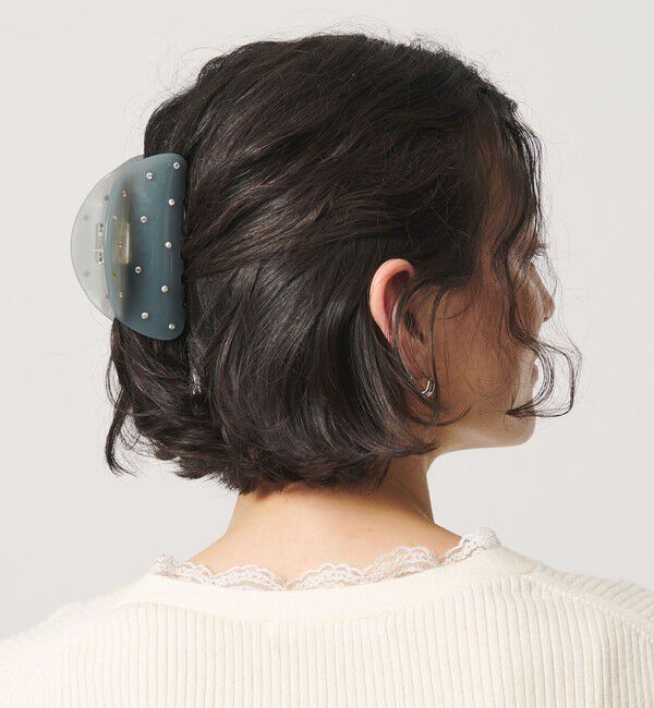 BEAUTY&YOUTH UNITED ARROWS「カラーストーン ラウンド ヘアクリップ」|ヘアバンド|