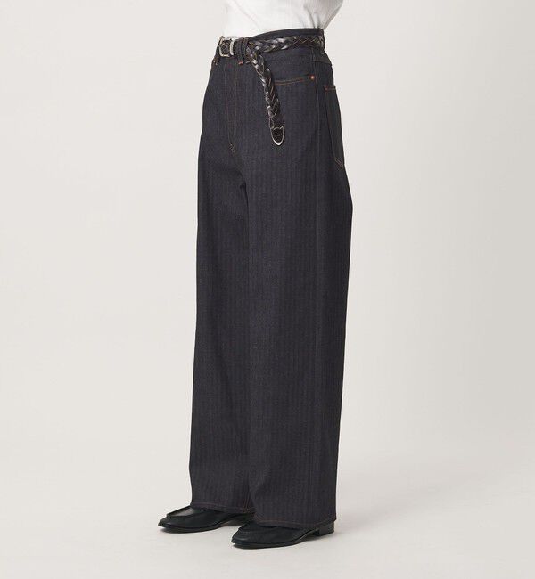 MONKEY TIME「リジッド デニム バギー パンツ」|チノ|