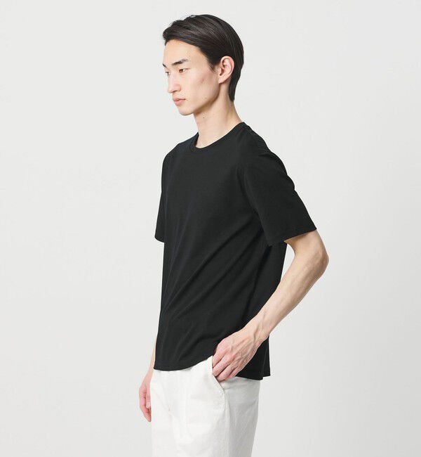 UNITED ARROWS「【別注】＜nomiamo＞ショートスリーブ クルーネックTシャツ」|Tシャツ・カットソー|BLACK