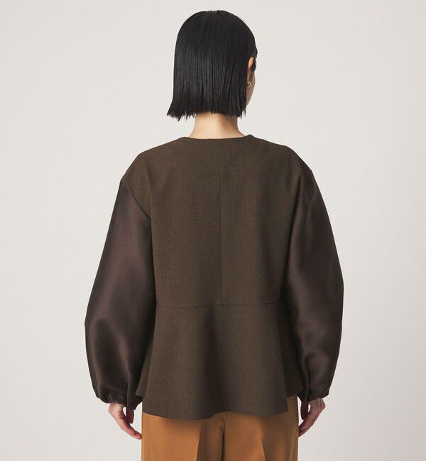 UNITED ARROWS green label relaxing「［size SHORTあり］fleurie(フルリー) フォルム ジャケット」|ノーカラージャケット|