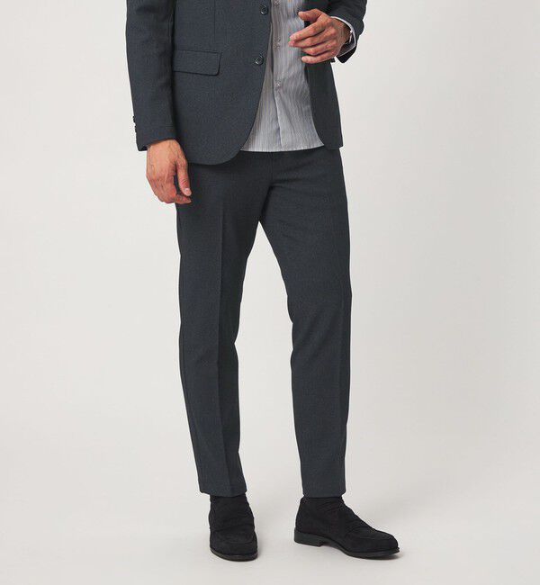 UNITED ARROWS green label relaxing「【WEB限定】JUST fit ミニチェック ナロー セットアップ ジャケット＆パンツ -ストレッチ-」|スーツ|