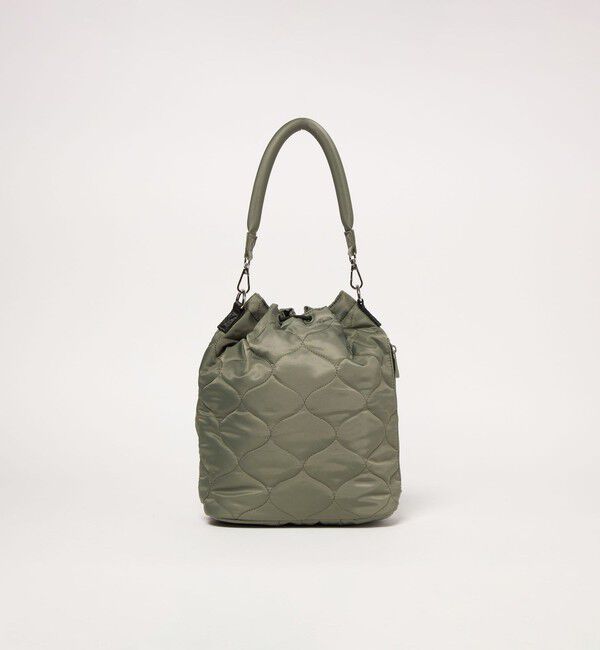 UNITED ARROWS green label relaxing「【WEB限定】＜PARTE＞キルティング ドロストバッグ / ショルダーバッグ はっ水」|ショルダー・メッセンジャー|