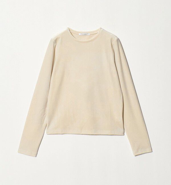 BEAUTY&YOUTH UNITED ARROWS「ベロア ロングスリーブTシャツ ウォッシャブル」|Tシャツ・カットソー|
