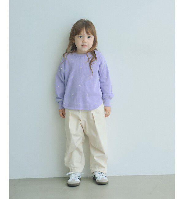 UNITED ARROWS green label relaxing「ハート ワッフル ロングスリーブ Tシャツ / キッズ 100cm-160cm」|Tシャツ・カットソー|