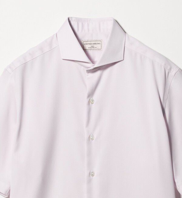 UNITED ARROWS「イージーケア AG パナマ ショートスリーブ カッタウェイカラーシャツ 抗菌防臭 通気性」|シャツ・ブラウス|