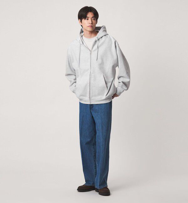 UNITED ARROWS green label relaxing「【WEB限定】＜GOAT＞裏起毛スウェットジップパーカー15.5オンス」|パーカー|