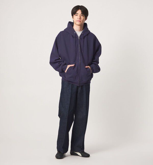 UNITED ARROWS green label relaxing「【WEB限定】＜GOAT＞裏起毛スウェットジップパーカー15.5オンス」|パーカー|