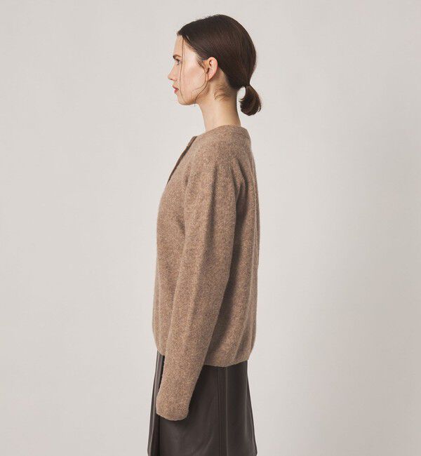 STEVEN ALAN「＜Steven Alan＞ウール ナイロン キャメル ミックス ヘンリーネック ニット」|ニット・セーター|