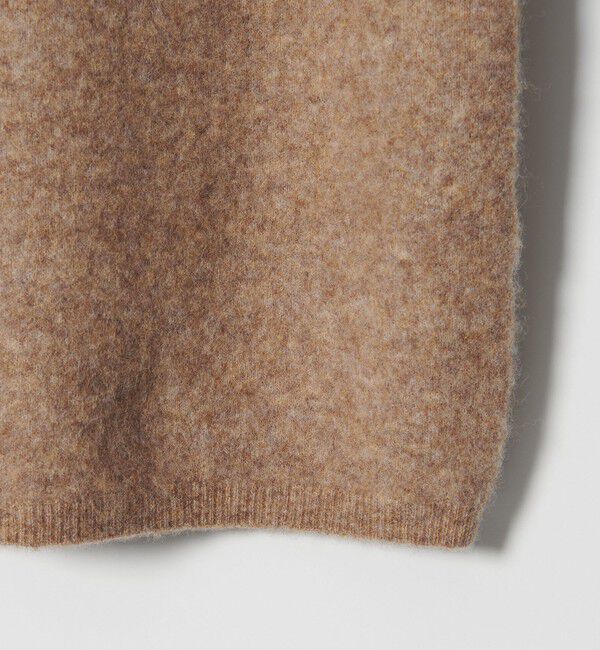 STEVEN ALAN「＜Steven Alan＞ウール ナイロン キャメル ミックス ヘンリーネック ニット」|ニット・セーター|