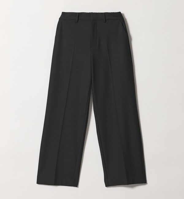 BEAUTY&YOUTH UNITED ARROWS「裏起毛バックゴム ストレートパンツ ウォッシャブル」|スラックス|BLACK