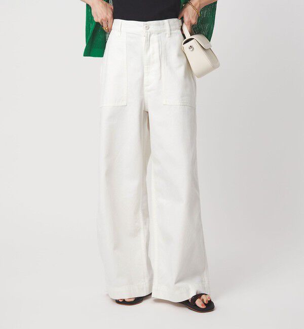 UNITED ARROWS green label relaxing「＜スタイリスト兵藤千尋さんコラボ＞ベイカー ライト デニム」|デニム|