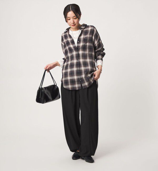 UNITED ARROWS green label relaxing「【WEB限定】＜at ease＞レース プルオーバー カットソー」|Tシャツ・カットソー|