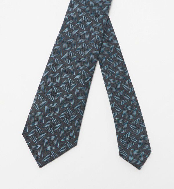 UNITED ARROWS「スクエア ジャガード ネクタイ」|ネクタイ・蝶ネクタイ|