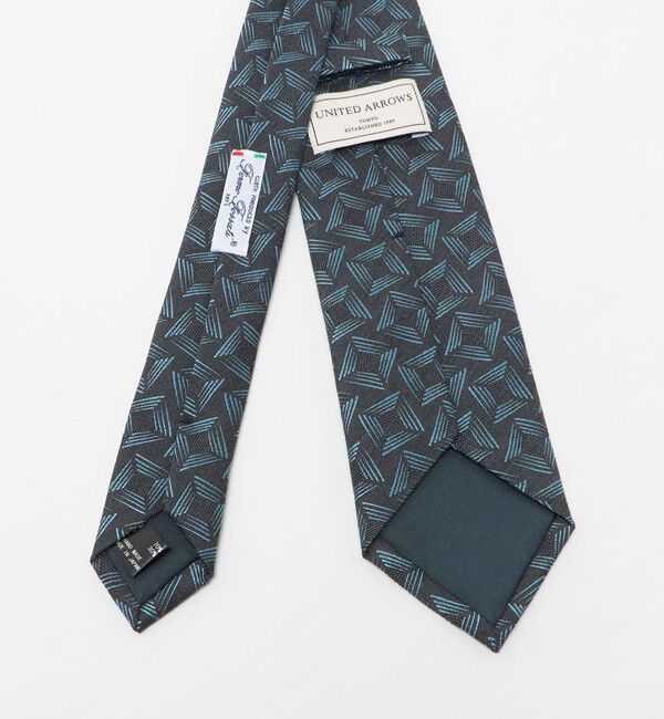 UNITED ARROWS「スクエア ジャガード ネクタイ」|ネクタイ・蝶ネクタイ|