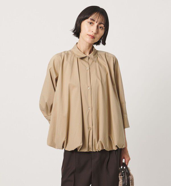 UNITED ARROWS「８分袖 バルーン シャツ」|シャツ・ブラウス|