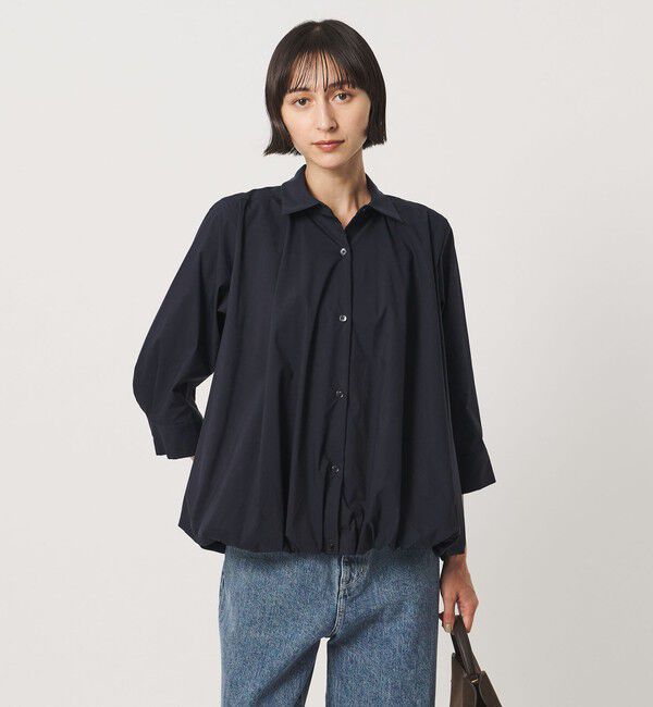 UNITED ARROWS「８分袖 バルーン シャツ」|シャツ・ブラウス|
