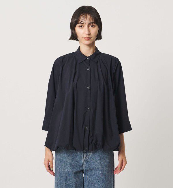UNITED ARROWS「８分袖 バルーン シャツ」|シャツ・ブラウス|