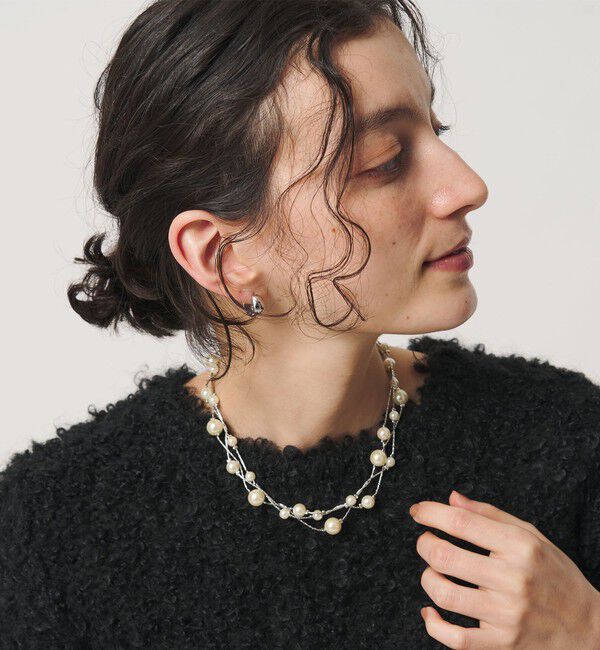 BEAUTY&YOUTH UNITED ARROWS「ランダム パールモチーフ ネックレス」|ネックレス|