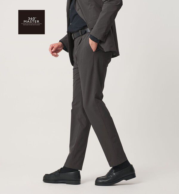 BEAUTY&YOUTH UNITED ARROWS「【WEB限定】 360&deg;MASTER スマート イージーパンツ NO.3 セットアップ対応 撥水 ストレッチ ウォッシャブル」|チノ|DK.GRAY