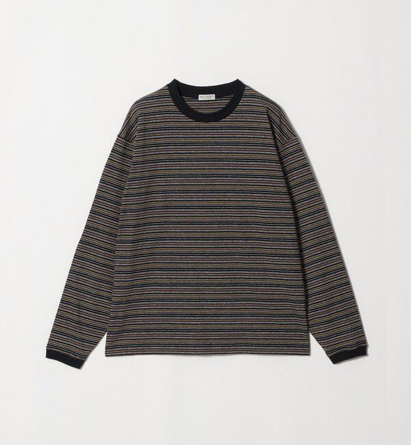 BEAUTY&YOUTH UNITED ARROWS「ラフィー マルチ ボーダー クルーネック カットソー」|Tシャツ・カットソー|