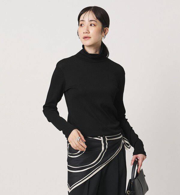 UNITED ARROWS「コットン テレコ タートル カットソー」|Tシャツ・カットソー|