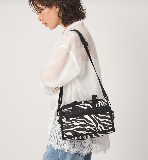 UNITED ARROWS green label relaxing「【別注】＜LeSportsac＞デラックスミニダッフル バッグ（ゼブラ柄）」|ショルダー・メッセンジャー|その他1
