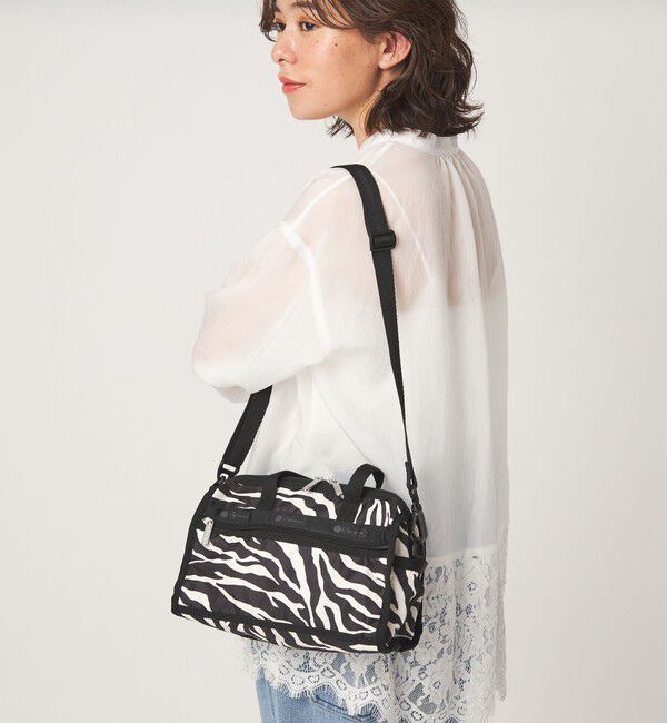UNITED ARROWS green label relaxing「【別注】＜LeSportsac＞デラックスミニダッフル バッグ（ゼブラ柄）」|ショルダー・メッセンジャー|
