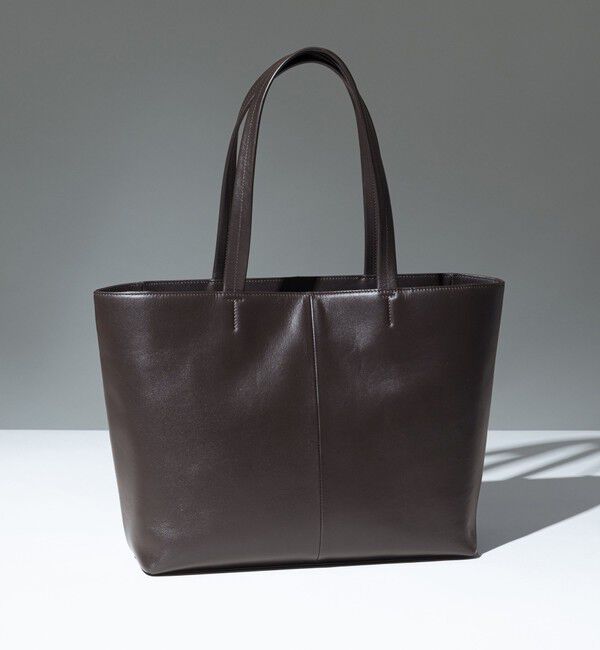 UNITED ARROWS green label relaxing「GLR ファンクショナル V3 レザー トートバッグ」|トートバッグ|DK.BROWN