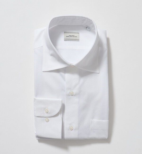 UNITED ARROWS green label relaxing「コットン ブロード ワイドカラー ドレスシャツ -形態安定-」|シャツ・ブラウス|